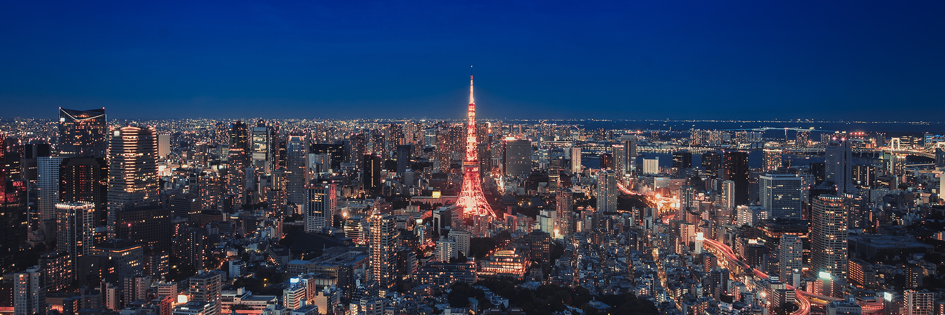 Tokyo skyline at night. Photo by Freeman Zhou on Unsplash