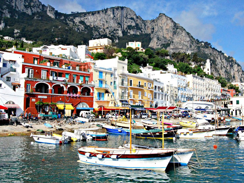 Seafront of Capri