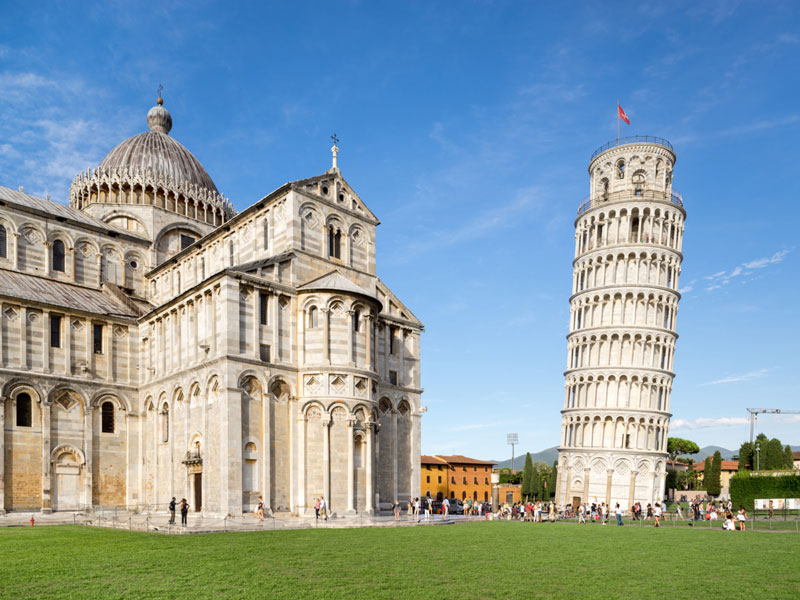 Pisa Cathedral and its leaning tower