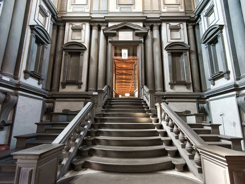 staircase of Laurentian Library