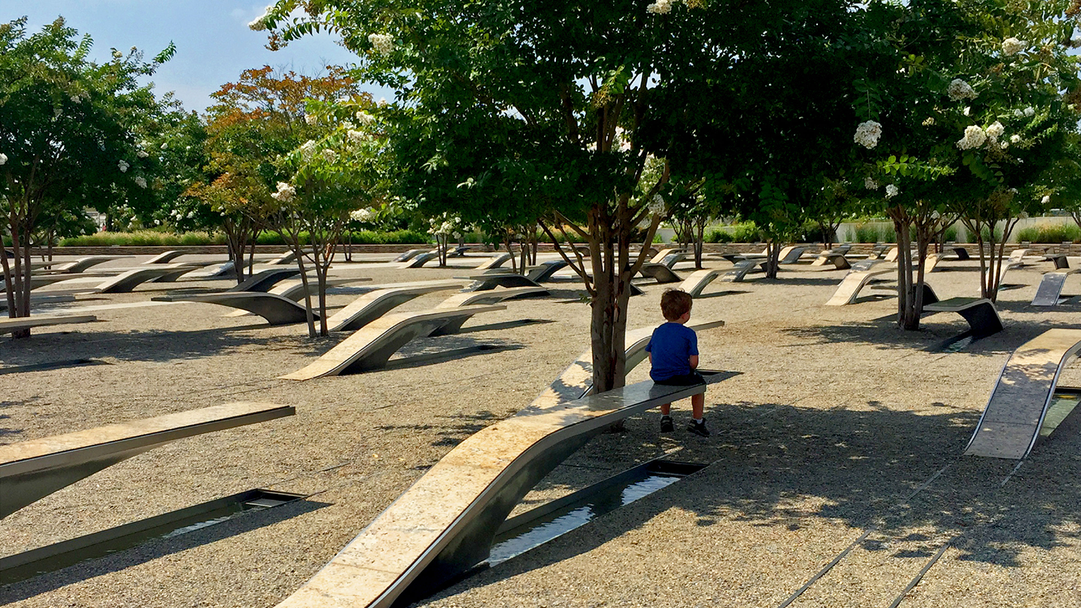 The National 9/11 Pentagon Memorial.