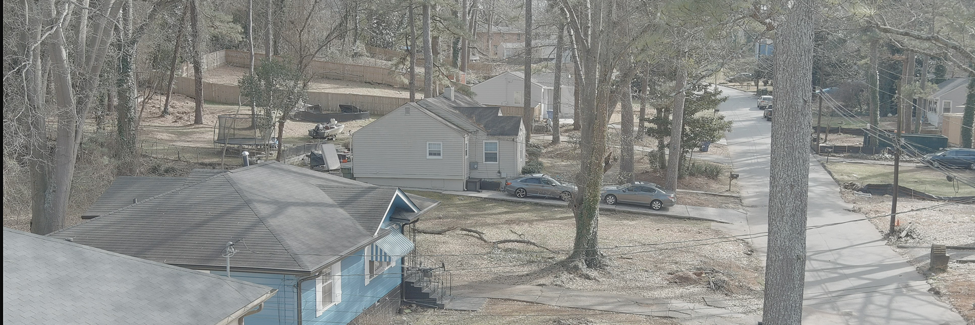 Aerial shot of the Grove Park Community