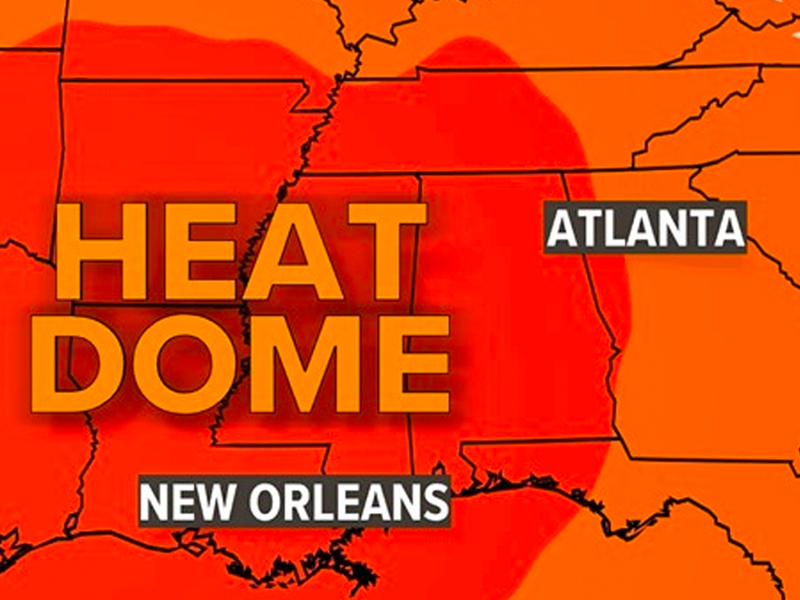Heat dome representation 