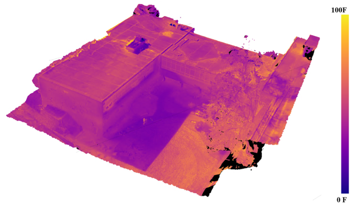 3D thermography CAD model